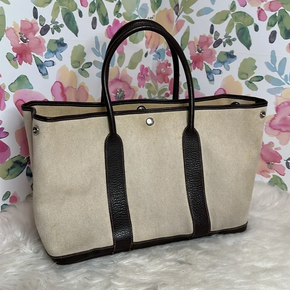 💯Authentic Hermes Garden Party Canvas 🍀